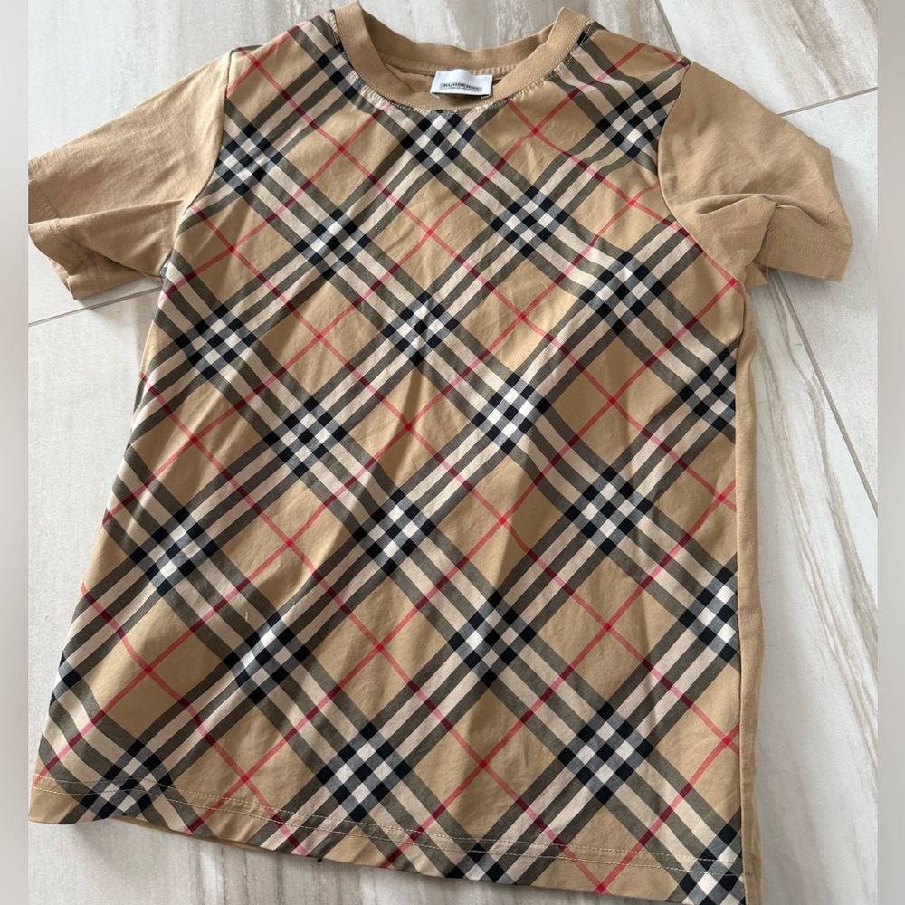 Burberry Plaid Kids Shirt